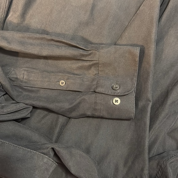 Munsingwear Navy Blue Long Sleeve Button Up Casual Shirt Men’s XLT - Picture 7 of 8